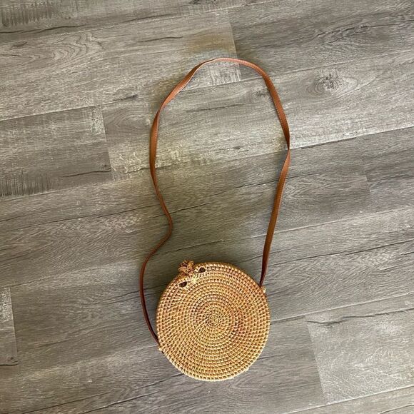 Rattan Crossbody Bag  - Picture 1 of 3
